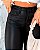 Calça feminina skinny preta com pala reta - Imagem 4