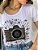 Tshirt câmera onix com pedrarias bordada à mão - Imagem 2