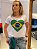 Tshirt com aplicação de pedraria - Coração do Brasil - Imagem 4
