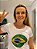 Tshirt com aplicação de pedraria - Bola do Brasil - Imagem 1