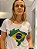 Tshirt com aplicação de pedraria - Mapa do Brasil - Imagem 1