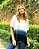 Blusa ampla hall degradê Sky - Imagem 2