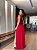 Conjunto saia longa com fenda e Cropped com bojo Lua - Vermelho - Imagem 2