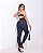 Calça jeans super modeladora efeito chapa barriga com elastico compressor - Imagem 2