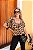 Blusa fashion em malha com rebites em chaton e pérolas - Onça - Imagem 4
