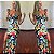 Vestido de alcinha estampa floral green - Imagem 1