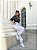Calça jogger em moletom premium Branco - Imagem 3