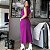 Conjunto saia midi e blusa regata gola alta Fúcsia - Imagem 3