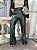 Calça pantalona em cirrê flanelado - Verde - Imagem 2