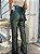 Calça pantalona em cirrê flanelado - Verde - Imagem 3