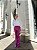 Calça pantalona em cirrê flanelado - Rosa - Imagem 2