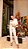 Casaquinho de paetês branco + top - Imagem 2