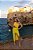 Conjunto Livinia - Body e saia saida de praia - Amarelo - Imagem 3