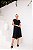 Vestido em Malha Viscolycra Premium Assimétrico  preto - tamanho único - veste do 38 ao 46 - Imagem 3