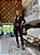 Blazer preto com 3 cintos com fivelas douradas - Imagem 4