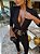 Blazer preto com 3 cintos com fivelas douradas - Imagem 1