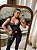 Body feminino com renda francesa bicolor e detalhe nas alças - Imagem 4
