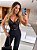 Body feminino tule e arrastão - preto - Imagem 2