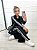 Conjunto Track pants com blazer preto - Imagem 1