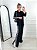 Conjunto Track pants com blazer preto - Imagem 2