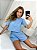 Conjunto Shorts Track e tshirt cropped - azul - Imagem 2