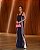Vestido com listrinhas esportivas track - azul marinho - Imagem 3