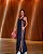 Vestido com listrinhas esportivas track - azul marinho - Imagem 1