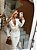 Blazer offwhite com 3 cintos com fivelas douradas - Imagem 3