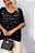 Blusa Feminina com metais - preta - Imagem 6