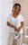 Blusa Feminina com cristais - offwhite - Imagem 1