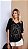 Blusa Feminina com pedrarias Mandala - Preta - Imagem 1