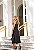 Conjunto saia midi e blusa alça com zíper - Preto - Imagem 2
