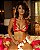 Conjunto lingerie Ilusion vermelho com lindo sutiã e calcinha fio - Imagem 3