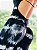 Macacão fitness levanta bumbum na cor preto e branco - tamanho único - Imagem 1