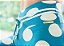 Calça legging fitness levanta bumbum azul com bolinhas brancas - tamanho único - Imagem 4