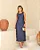 Vestido midi jeans com fenda lateral - Imagem 2