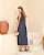 Vestido midi jeans com fenda lateral - Imagem 3
