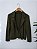 Blazer maravilhoso em neoprene na cor verde ocre - Imagem 1