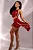 Saia de Paetê Vermelho - Imagem 1
