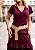 Conjunto Boho de saia e tshirt - Marsala - Imagem 6