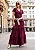 Conjunto Boho de saia e tshirt - Marsala - Imagem 1