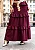 Conjunto Boho de saia e tshirt - Marsala - Imagem 3