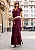 Conjunto Boho de saia e tshirt - Marsala - Imagem 4