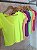 T-shirt podrinha em poliamida - Amarelo Neon - Imagem 2