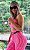 Calça legging fitness levanta bumbum estampa exclusiva listras rosa Barbie - Tamanho único - Imagem 5