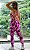 Macacão fitness levanta bumbum com estampa camuflada rosa - Tamanho único - Imagem 4