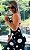 Macacão fitness levanta bumbum preto com estampa maxi poá - Tamanho único - Imagem 3