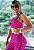 Calça legging fitness levanta bumbum estampa pink 3D - tamanho único - Imagem 6