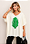 Blusa Feminina Folha - off white - Imagem 1