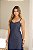 Vestido midi em jeans com alças finas - Imagem 3
